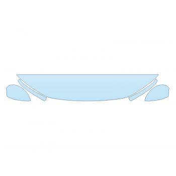 Precut PPF Kit – Clear Bra Paint Protection Film PAINT PROTECTION KIT - 2025 HONDA CIVIC LX SEDAN HOOD FENDERS MIRRORS 12 INCH WRAPPED EDGES - PRECUT PPF CLEAR BRA WRAP