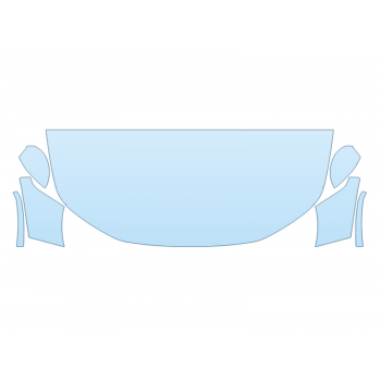 PAINT PROTECTION KIT - 2025 HONDA CIVIC LX SEDAN HOOD FENDERS MIRRORS 30 INCH WRAPPED EDGES - PRECUT PPF CLEAR BRA WRAP