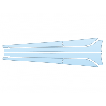 Precut PPF Kit – Clear Bra Paint Protection Film PAINT PROTECTION KIT - 2025 HONDA CIVIC LX SEDAN ROCKERS - PRECUT PPF CLEAR BRA WRAP