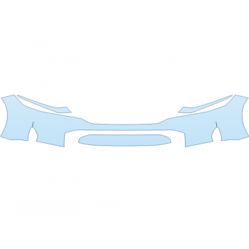 PAINT PROTECTION KIT - 2025 HONDA CIVIC SPORT HYBRID SEDAN BUMPER - PRECUT PPF CLEAR BRA WRAP