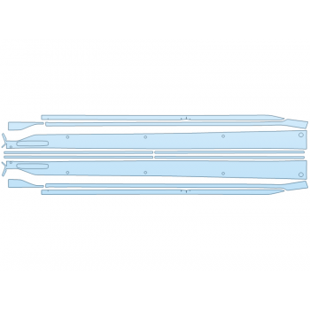 Precut PPF Kit – Clear Bra Paint Protection Film PAINT PROTECTION KIT - 2025 HONDA CIVIC SPORT HYBRID SEDAN HOOD FENDERS MIRRORS FULL - PRECUT PPF CLEAR BRA WRAP