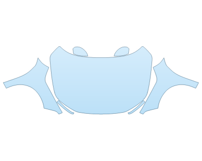 PAINT PROTECTION KIT - 2025 HONDA CIVIC SPORT SEDAN FULL HOOD FENDERS MIRRORS WRAPPED EDGES - PRECUT PPF CLEAR BRA WRAP