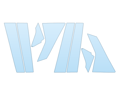 PAINT PROTECTION KIT - 2025 HONDA CIVIC SPORT SEDAN B PILLARS - PRECUT PPF CLEAR BRA WRAP