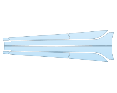 PAINT PROTECTION KIT - 2025 HONDA CIVIC SPORT TOURING HYBRID SEDAN ROCKERS - PRECUT PPF CLEAR BRA WRAP