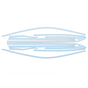 Precut PPF Kit – Clear Bra Paint Protection Film PAINT PROTECTION KIT - 2025 HONDA CIVIC SPORT TOURING HYBRID SEDAN WINDOW TRIM - PRECUT PPF CLEAR BRA WRAP