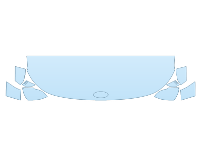 PAINT PROTECTION KIT - 2025 HYUNDAI KONA N-LINE HOOD FENDERS MIRRORS 24 INCH WRAPPED EDGES - PRECUT PPF CLEAR BRA WRAP
