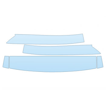 PAINT PROTECTION KIT - 2025 HYUNDAI KONA SEL ROOF PILLARS - PRECUT PPF CLEAR BRA WRAP
