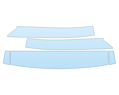 PAINT PROTECTION KIT - 2025 HYUNDAI KONA SEL ROOF PILLARS - PRECUT PPF CLEAR BRA WRAP