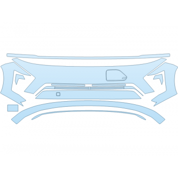 Precut PPF Kit – Clear Bra Paint Protection Film PAINT PROTECTION KIT - 2025 HYUNDAI KONA ELECTRIC LIMITED BUMPER - PRECUT PPF CLEAR BRA WRAP