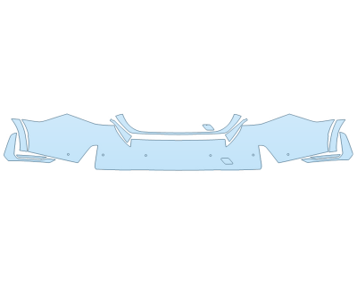 Precut PPF Kit – Clear Bra Paint Protection Film PAINT PROTECTION KIT - 2025 BMW I5 EDRIVE 40 REAR BUMPER WITH PARKING SENSORS - PRECUT PPF CLEAR BRA WRAP