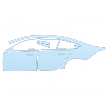 Precut PPF Kit – Clear Bra Paint Protection Film PAINT PROTECTION KIT - 2025 BMW I5 EDRIVE 40 DRIVER SIDE W/EMBLEMS - PRECUT PPF CLEAR BRA WRAP