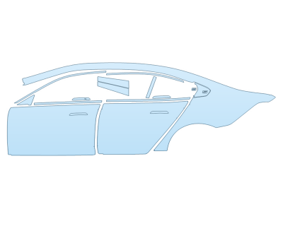 Precut PPF Kit – Clear Bra Paint Protection Film PAINT PROTECTION KIT - 2025 BMW I5 EDRIVE 40 DRIVER SIDE W/EMBLEMS - PRECUT PPF CLEAR BRA WRAP