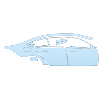 PAINT PROTECTION KIT - 2025 BMW I5 EDRIVE 40 PASSENGER SIDE W/EMBLEMS - PRECUT PPF CLEAR BRA WRAP