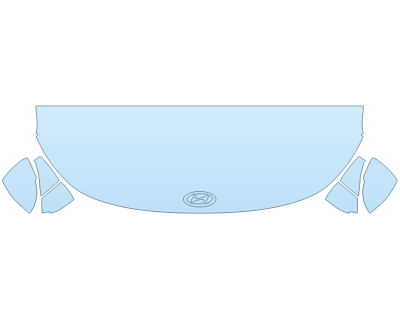 Precut PPF Kit – Clear Bra Paint Protection Film PAINT PROTECTION KIT - 2025 HYUNDAI KONA ELECTRIC PREFERRED HOOD FENDERS MIRRORS 24 INCH WRAPPED EDGES - PRECUT PPF CLEAR BRA WRAP