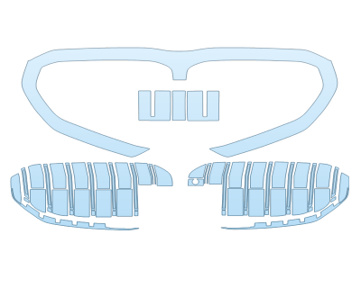 Precut PPF Kit – Clear Bra Paint Protection Film PAINT PROTECTION KIT - 2025 BMW I5 EDRIVE 40 GRILL - PRECUT PPF CLEAR BRA WRAP