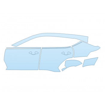 PAINT PROTECTION KIT - 2025 HYUNDAI KONA ELECTRIC PREFERRED DRIVER SIDE - PRECUT PPF CLEAR BRA WRAP