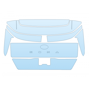 PAINT PROTECTION KIT - 2025 HYUNDAI KONA ELECTRIC PREFERRED REAR HATCH - PRECUT PPF CLEAR BRA WRAP