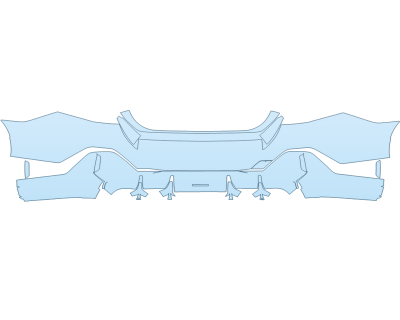 Precut PPF Kit – Clear Bra Paint Protection Film PAINT PROTECTION KIT - 2025 BMW I5 M60 REAR BUMPER - PRECUT PPF CLEAR BRA WRAP