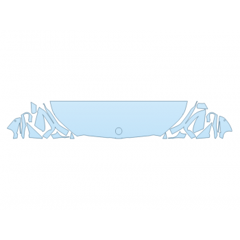 PAINT PROTECTION KIT - 2025 BMW I5 M60 HOOD FENDERS MIRRORS 18 INCH WRAPPED EDGES - PRECUT PPF CLEAR BRA WRAP