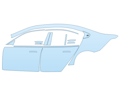 Precut PPF Kit – Clear Bra Paint Protection Film PAINT PROTECTION KIT - 2025 BMW I5 M60 DRIVER SIDE - PRECUT PPF CLEAR BRA WRAP