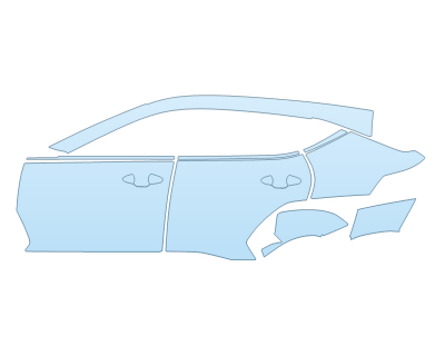 PAINT PROTECTION KIT - 2025 HYUNDAI KONA ELECTRIC SE DRIVER SIDE - PRECUT PPF CLEAR BRA WRAP