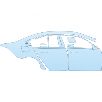 PAINT PROTECTION KIT - 2025 BMW I5 M60 PASSENGER SIDE - PRECUT PPF CLEAR BRA WRAP