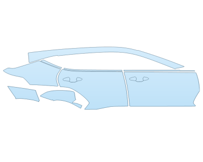 PAINT PROTECTION KIT - 2025 HYUNDAI KONA ELECTRIC SE PASSENGER SIDE - PRECUT PPF CLEAR BRA WRAP