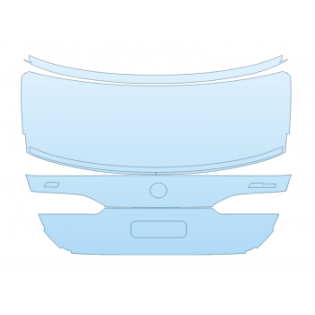 PAINT PROTECTION KIT - 2025 BMW I5 M60 TRUNK W/EMBLEMS - PRECUT PPF CLEAR BRA WRAP