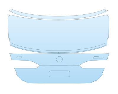 Precut PPF Kit – Clear Bra Paint Protection Film PAINT PROTECTION KIT - 2025 BMW I5 M60 TRUNK W/EMBLEMS - PRECUT PPF CLEAR BRA WRAP