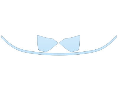 PAINT PROTECTION KIT - 2025 HYUNDAI KONA ELECTRIC SE HEADLIGHTS - PRECUT PPF CLEAR BRA WRAP