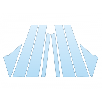PAINT PROTECTION KIT - 2025 BMW I5 M60 B PILLARS - PRECUT PPF CLEAR BRA WRAP