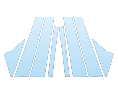 Precut PPF Kit – Clear Bra Paint Protection Film PAINT PROTECTION KIT - 2025 BMW I5 M60 B PILLARS - PRECUT PPF CLEAR BRA WRAP