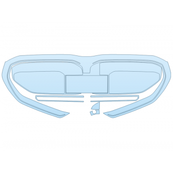 PAINT PROTECTION KIT - 2025 BMW I5 M60 GRILL - PRECUT PPF CLEAR BRA WRAP