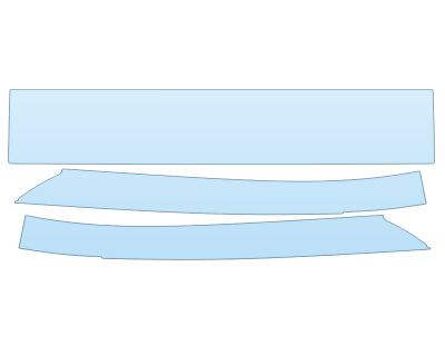 PAINT PROTECTION KIT - 2025 HYUNDAI KONA ELECTRIC SE ROOF PILLARS - PRECUT PPF CLEAR BRA WRAP