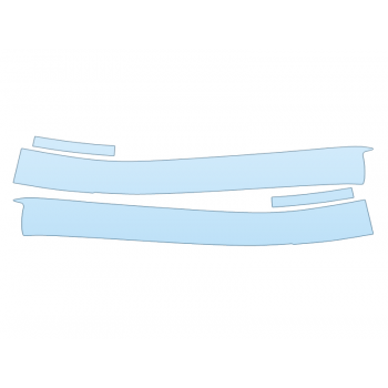 PAINT PROTECTION KIT - 2025 BMW I5 M60 ROOF PILLARS - PRECUT PPF CLEAR BRA WRAP