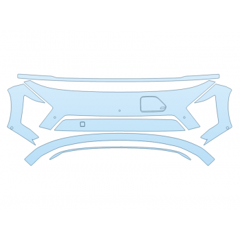 Precut PPF Kit – Clear Bra Paint Protection Film PAINT PROTECTION KIT - 2025 HYUNDAI KONA ELECTRIC SEL BUMPER WITH PARKING SENSORS - PRECUT PPF CLEAR BRA WRAP