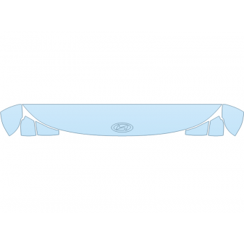 PAINT PROTECTION KIT - 2025 HYUNDAI KONA ELECTRIC SEL HOOD FENDERS MIRRORS 12 INCH WRAPPED EDGES - PRECUT PPF CLEAR BRA WRAP