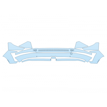 PAINT PROTECTION KIT - 2025 HYUNDAI KONA ELECTRIC ULTIMATE REAR BUMPER - PRECUT PPF CLEAR BRA WRAP