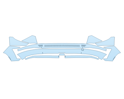 PAINT PROTECTION KIT - 2025 HYUNDAI KONA ELECTRIC ULTIMATE REAR BUMPER - PRECUT PPF CLEAR BRA WRAP