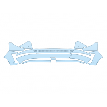 Precut PPF Kit – Clear Bra Paint Protection Film PAINT PROTECTION KIT - 2025 HYUNDAI KONA ELECTRIC ULTIMATE REAR BUMPER WITH PARKING SENSORS - PRECUT PPF CLEAR BRA WRAP