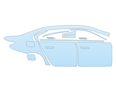PAINT PROTECTION KIT - 2025 BMW I7 SERIES EDRIVE50 LUXURY FULL PASSENGER SIDE - PRECUT PPF CLEAR BRA WRAP