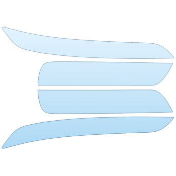 PAINT PROTECTION KIT - 2025 BMW I7 SERIES EDRIVE50 LUXURY HEADLIGHTS - PRECUT PPF CLEAR BRA WRAP