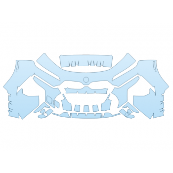 PAINT PROTECTION KIT - 2025 BMW I7 SERIES EDRIVE50 M SPORT BUMPER - PRECUT PPF CLEAR BRA WRAP