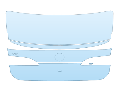 PAINT PROTECTION KIT - 2025 BMW I7 SERIES EDRIVE50 M SPORT FULL TRUNK W I7 BADGE W SPOILER - PRECUT PPF CLEAR BRA WRAP