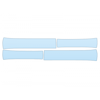 PAINT PROTECTION KIT - 2025 BMW I7 SERIES EDRIVE50 M SPORT DOOR SILLS - PRECUT PPF CLEAR BRA WRAP