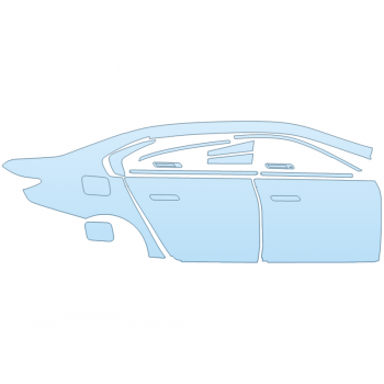 PAINT PROTECTION KIT - 2025 BMW I7 SERIES M70 FULL PASSENGER SIDE - PRECUT PPF CLEAR BRA WRAP