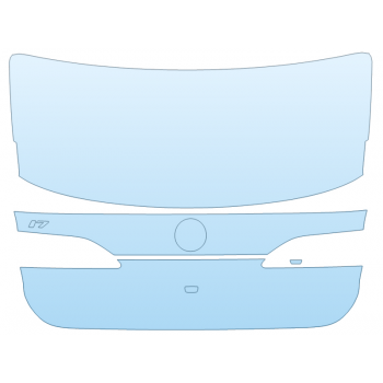 PAINT PROTECTION KIT - 2025 BMW I7 SERIES M70 FULL TRUNK W I7 BADGE - PRECUT PPF CLEAR BRA WRAP