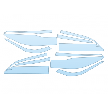 PAINT PROTECTION KIT - 2025 BMW I7 SERIES M70 TAIL LIGHTS - PRECUT PPF CLEAR BRA WRAP