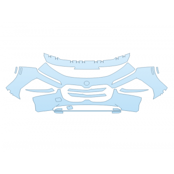 PAINT PROTECTION KIT - 2025 BMW I7 SERIES XDRIVE60 LUXURY BUMPER - PRECUT PPF CLEAR BRA WRAP