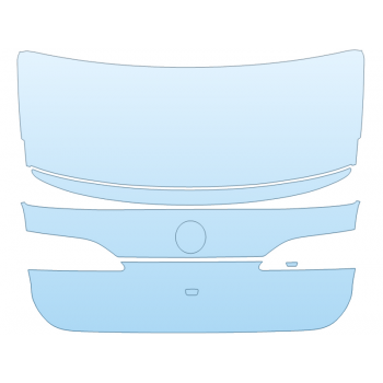 PAINT PROTECTION KIT - 2025 BMW I7 SERIES XDRIVE60 LUXURY FULL TRUNK W SPOILER NO BADGES - PRECUT PPF CLEAR BRA WRAP